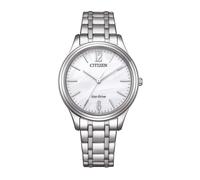Reloj Solar Eco-Drive Para Dama Citizen EM0411-71A Blanco Ø34mm