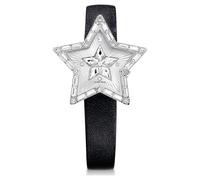 Reloj Stella, Fabricado en Suiza, Estrella, Correa de piel, Blanco, Acero inoxidable OS