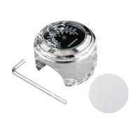 Reloj temperatura del manillar, medidor temperatura reloj impermeable preciso | Accesorios montar a prueba choques brillo en el oscuro, anti-deslizamiento