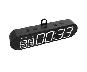 Reloj temporizador con control remoto para relojes, temporizadores, cronómetro, cuenta atrás/arriba, temporizador de entrenamiento, reloj de intervalo con zumbador para gimnasio