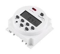 Reloj Temporizador Cuadro Electrico LCD Control Digital Programable Temporizador De Alimentación Interruptor Relé De Tiempo Temporizador Digital Programable 220V (24V)
