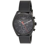 Reloj Tissot PR 100 de hombre, totalmente negro, con cronógrafo y correa de malla, ref. T1014173305100.