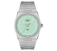 Tissot PRX Light Green Men's Watch T137.410.11.091.01 316L Steel Quartz