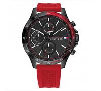 Reloj Tommy Hilfiger Bank 1791722 silicona rojo