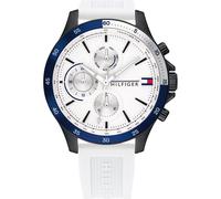 Reloj Tommy Hilfiger Bank 1791723 silicona rojo