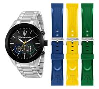 Reloj TRAGUARDO SILVER BLACK BLUE YELLOW GREEN R8873612061 Maserati Hombre