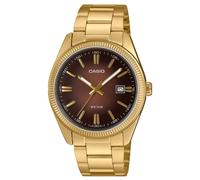 Reloj Unisex CASIO Timeless Color Oro/Braun MTP-1302PGC-5AVEF