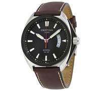 Certina DS Royal C010.410.16.051.00 - Reloj analógico de Cuarzo para Hombre, Correa de Cuero Color marrón