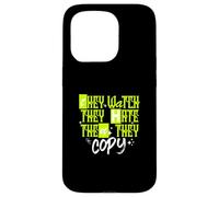 Reloj Verde, Odio, Copia Gráfico Verde Carcasa para iPhone 15 Pro
