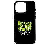 Reloj Verde, Odio, Copia Gráfico Verde Carcasa para iPhone 16 Pro