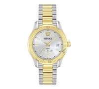 Versace Reloj analógico de Cuarzo Suizo para Hombre con Correa de Acero Inoxidable VE0U00325