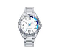 Viceroy Reloj Fashion Niño Comunión 401423-04 - Caja y Brazalete de Acero, Movimiento de Cuarzo Analógico, Pulsera de Acero y Piel Azul de Regalo