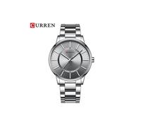 Relojes Curren de acero inoxidable, de moda, de cuarzo fino, clásicos, para hombre.