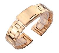 Relojes de acero inoxidable Correas de reloj Correa de reloj de acero inoxidable 18 mm 20 mm 22 mm 24 mm 26 mm 28 mm 30 mm Correa con hebilla plegable Accesorios de correa de reloj de pulsera de repue