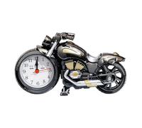 Relojes de alarma modernos - Motocicleta Forma Ornamento y Batería Powered Teen Alarm Clock For Desktop Bedroom Home Bookshelf Living Room Dorm Workplace, Creative Biker Gift Idea Oficina Accesorios