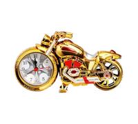 Relojes de alarma modernos - Motocicleta Forma Ornamento y Batería Powered Teen Alarm Clock For Desktop Bedroom Home Bookshelf Living Room Dorm Workplace, Creative Biker Gift Idea Oficina Accesorios