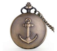 Relojes de bolsillo Steampunk antiguos, collar de Piratas del Caribe, regalos para hombres y niños,