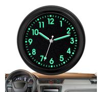 Relojes de coche para tablero - Reloj para salpicadero de coche que en la oscuridad - Relojes de repuesto para automóviles de cuarzo, reloj adhesivo para salpicadero de, adhesivo para vehículos