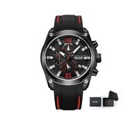 Relojes de cuarzo MEGIR Sport Chronograph (negro completo) Dropshipping