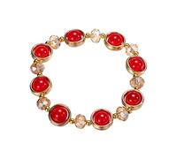Relojes de dos tonos para hombre, pulsera esmaltada de colores, cadena para compañeros de clase y amigos de niña, aretes de aro para mujer, A, Metal, No es una piedra preciosa