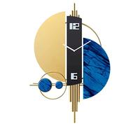 Relojes de Pared de Hierro Forjado nórdico Adornos de Pared de la Tienda de Porche decoración de la Pared del Reloj de Mudo decoración de la Pared de la Sala de Estar del hogar.