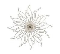 Relojes de Pared Decorativos, Reloj Starburst de Metal, silencioso, Moderno, sin tictac, para Sala de Estar, Dormitorio, Comedor, cafeterías, hoteles