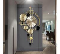 Relojes de Pared Grandes para decoración de Sala de Estar, Relojes de Pared Decorativos Grandes Que Funcionan con Pilas para Dormitorio, Cocina, Oficina, hogar, Reloj de Pared Grande de Meta