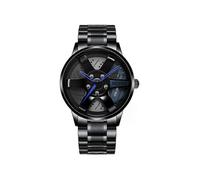 Relojes de pulsera deportivos de cuarzo para hombre, de la marca Top Watch, con diseño de llanta deportiva 3D y diseño de rue