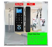 Relojes de tiempo para empleados, Bloqueo de la puerta inteligente Huella digital electrónica Puerta digital Abre servidor eléctrico Biométrico Dedo Estampado Seguridad Vidrio Tarjeta de contraseña Gr