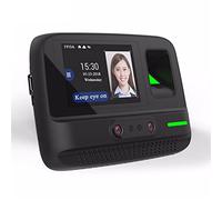 Relojes de Tiempo para empleados de Negocios, AF4 Atención del Tiempo WiFi Sistema de gestión inalámbrica Cara de Huella Digital Contraseña Dispositivo biométrico Reconocimiento Facial para oficinas,