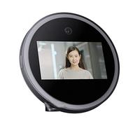 Relojes de tiempo para empleados de negocios, Facial biométrico de la máquina del tiempo de la cara del equipo de reconocimiento del registrador del reloj electrónico digital Tiempo de grabación indep
