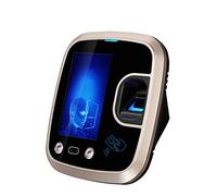 Relojes de tiempo para empleados de negocios, Pantalla táctil del reloj de 4.3 pulgadas Rfid Tarjeta de huella digital Reconocimiento facial de la puerta biométrica Sistema de control de acceso de pue