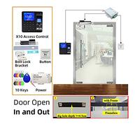 Relojes de tiempo para empleados de negocios, Sistema de control de acceso de huellas digitales Kit de bloqueo de puerta inteligente Puerta electrónica Inicio Digital Set Eléctrico Magnetic Biométrico