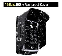 Relojes de tiempo para empleados de negocios, Sistema de control de acceso del teclado del teclado Cubierta impermeable al aire libre 10pcs EM4100 / TK4100 KeyFobs Puerta AperSt for el sistema de bloq