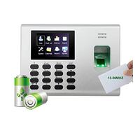 Relojes de Tiempo para empleados de Negocios, Sistema Linux K40 SSR USB TCP/IP Sistema de Control de la Puerta de Acceso biométrico de Huellas Dactilares con batería para oficinas, fábricas, hoteles