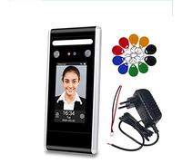 Relojes de Tiempo para empleados de Negocios, WiFi Dynamic Facial Control Facial Time Machine Biométrica IR Reconocimiento de Cara 125kHz / 13.56MHz RFID Teclado TCP/IP/USB para oficinas, fábricas