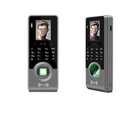 Relojes de tiempo para empleados, Punch Card Machine Face Huella digital Contraseña Máquina de asistencia Máquina de reconocimiento de cara Iniciar sesión en China e Inglés Palabra Cepillo Face Asiste