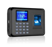 Relojes de tiempo para empleados, Sistema biométrico de huella dactilar Sistema de asistencia Reloj Grabador de reloj Reconocimiento de empleados Dispositivo de grabación Máquina electrónica Gran capa