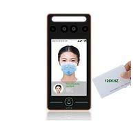 Relojes de Tiempo para empleados, WiFi TCP/IP SpeedFace Visible Luz Dinámico Cara Reconocimiento Facial Palm RFID Sistema de Control de Acceso de Asistencia al Empleado Gran Capacidad de Memoria (C