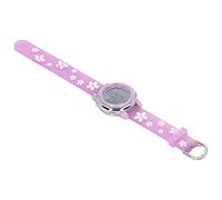 Relojes Deportivos Digitales para Niños Reloj Electrónico LED de Dibujos Animados 3D Resistente Al Agua para Niñas, PVC ABS de Acero Inoxidable, Niños de 3 a 10 Años (Purple)