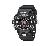 Relojes deportivos para hombre SMAEL originales, color blanco y negro, envío directo, marca 8085, resistente