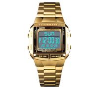 Relojes Digitales Multifuncional cronómetro Cuenta atrás Alarma retroiluminación Resistente al Agua Reloj para Hombre