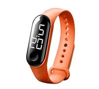 Relojes electrónicos y de moda, relojes deportivos luminosos LED con sensor para hombre y mujer, color verde oliva, M 1000, D, talla única