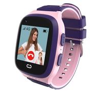 Relojes inteligentes 4G para niñas con rastreador GPS y videollamadas, reloj de teléfono celular para niñas de 5 a 12 años, una tecla SOS, llamada, chat de voz, cámara, reloj despertador, pantalla