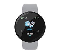 Relojes Inteligentes Hombre Baratos Marca de regalo D18S y 1,44 resistente al agua-reloj de Fitness -para hombres pulgadas mujeres nueva pulsera inteligente de sueño reloj Relojes (Grey, One Size)