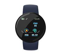Relojes Inteligentes Hombre Baratos Marca de regalo D18S y 1,44 resistente al agua-reloj de Fitness -para hombres pulgadas mujeres nueva pulsera inteligente de sueño reloj Relojes (Blue, One Size)