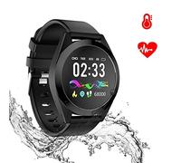 relojes inteligentes, pulsera inteligente a prueba de agua con monitor de presión arterial de frecuencia cardíaca, pantalla a color de 1.3 pulgadas/batería de 200 mah