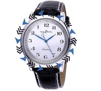 Relojes Invertidos. Reloj De Pulsera El Puntero Gira En Sentido Inverso. Los NúMeros EstáN Dispuestos Al RevéS. Reloj Invertido.Relojes En Sentido Antihorario. Movimiento De Cuarzo Cronometraje De