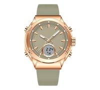 Relojes para Damas Impermeables Relojes Deportivos para Mujeres con Correa de Silicona Suave, Relojes de Pulsera de Moda para Mujeres con Pantalla Dual Digital Analógica Alarma Fecha Luz Nocturna para