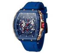 Relojes para hombre, reloj de lujo con diseño de esqueleto tonneau, impermeable, correa de silicona ajustable, estilo steampunk, cronógrafo, calendario, fecha, negocios, luminoso, fresco, grande,